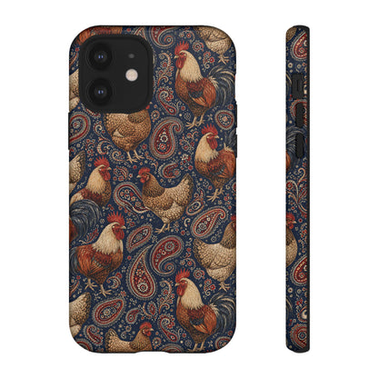 Patriotic Paisley Chickens Tough Case