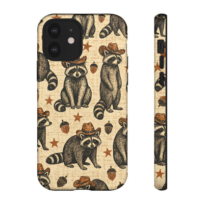 Retro Raccoon Tough Case