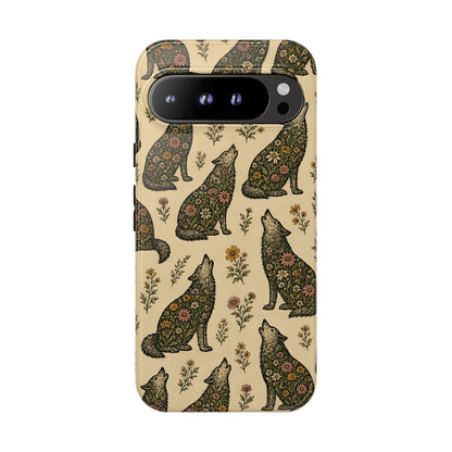 Floral Wolves Tough Case