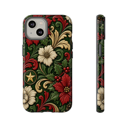 Tooled Christmas Stars Tough Case
