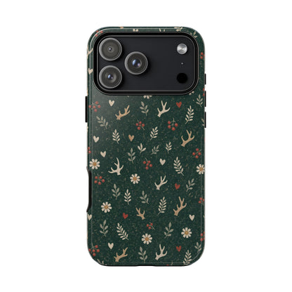 Antler Daisies Evergreen Tough Case