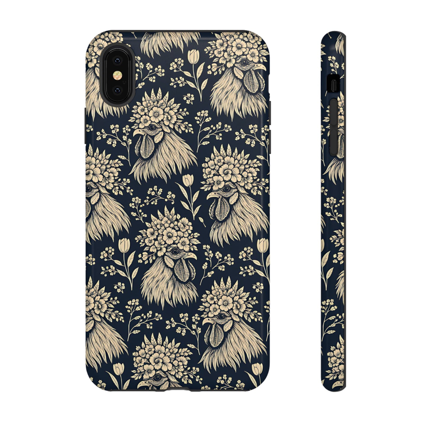 Floral Rooster Tough Case