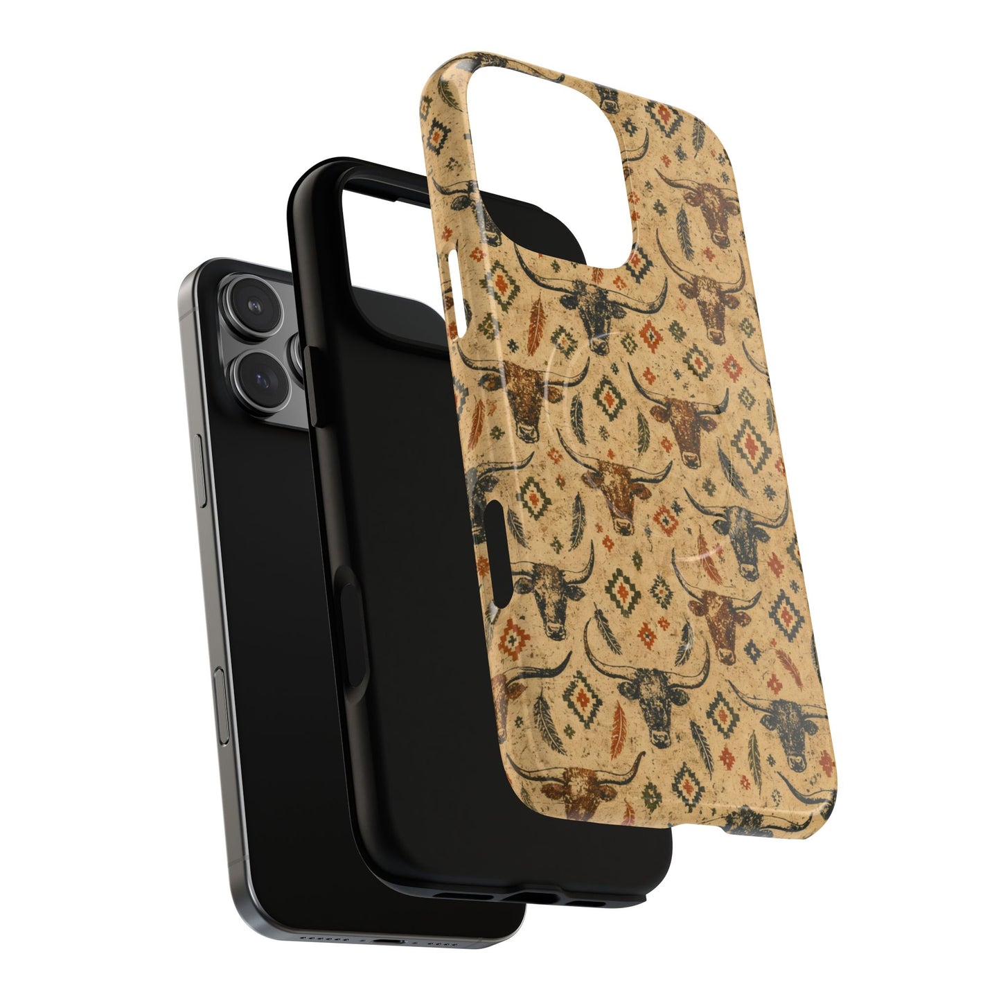 Longhorn Aztec Magnetic Case
