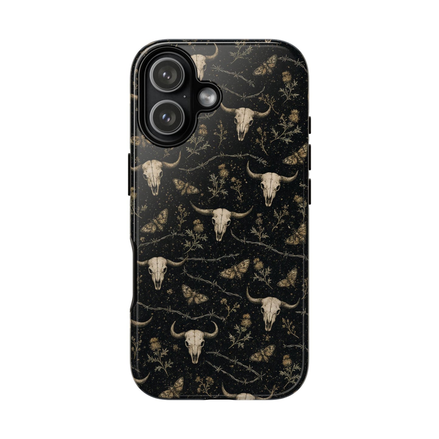 Bull Skull Barbwire Tough Case