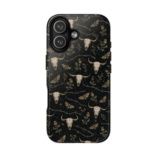 Bull Skull Barbwire Tough Case
