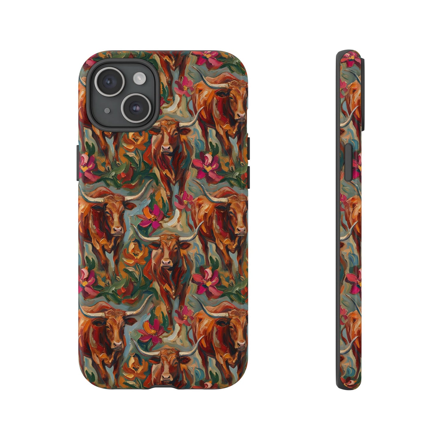 Painted Longhorns Tough Case