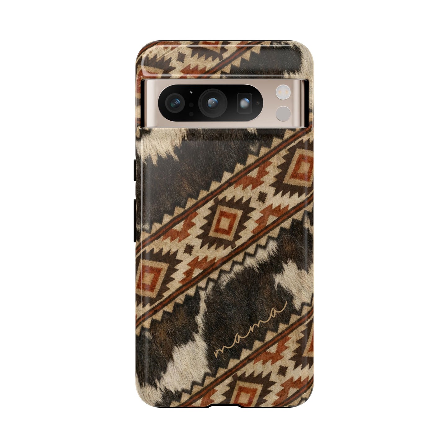 Cowhide Aztec Mama Tough Case