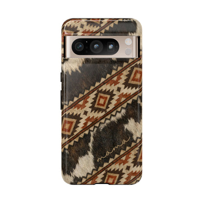 Cowhide Aztec Mama Tough Case