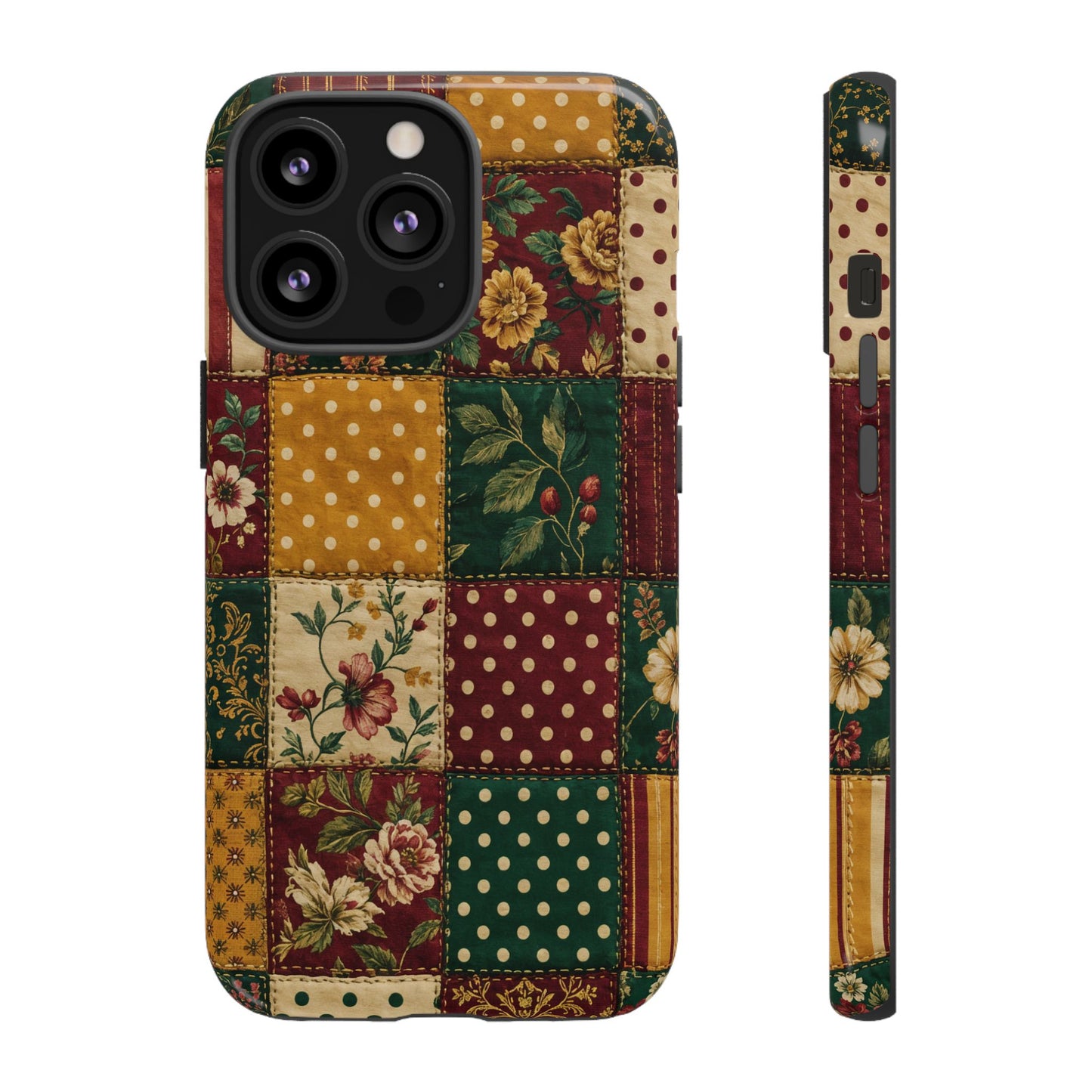 Jewel Tone Patchwork Tough Case