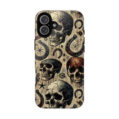 Skulls and Horseshoes Magnetic Case