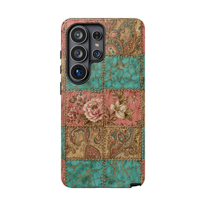 Turquoise Paisley Tough Case