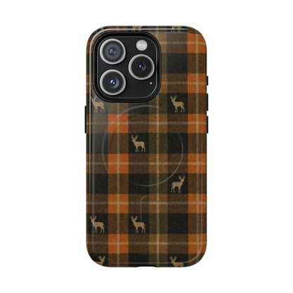 Buck Plaid Magnetic Case