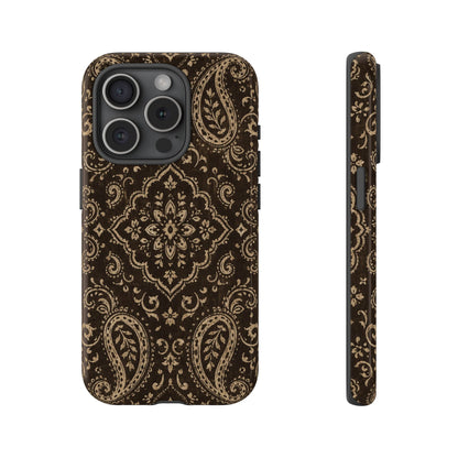 Chocolate Paisley Tough Case