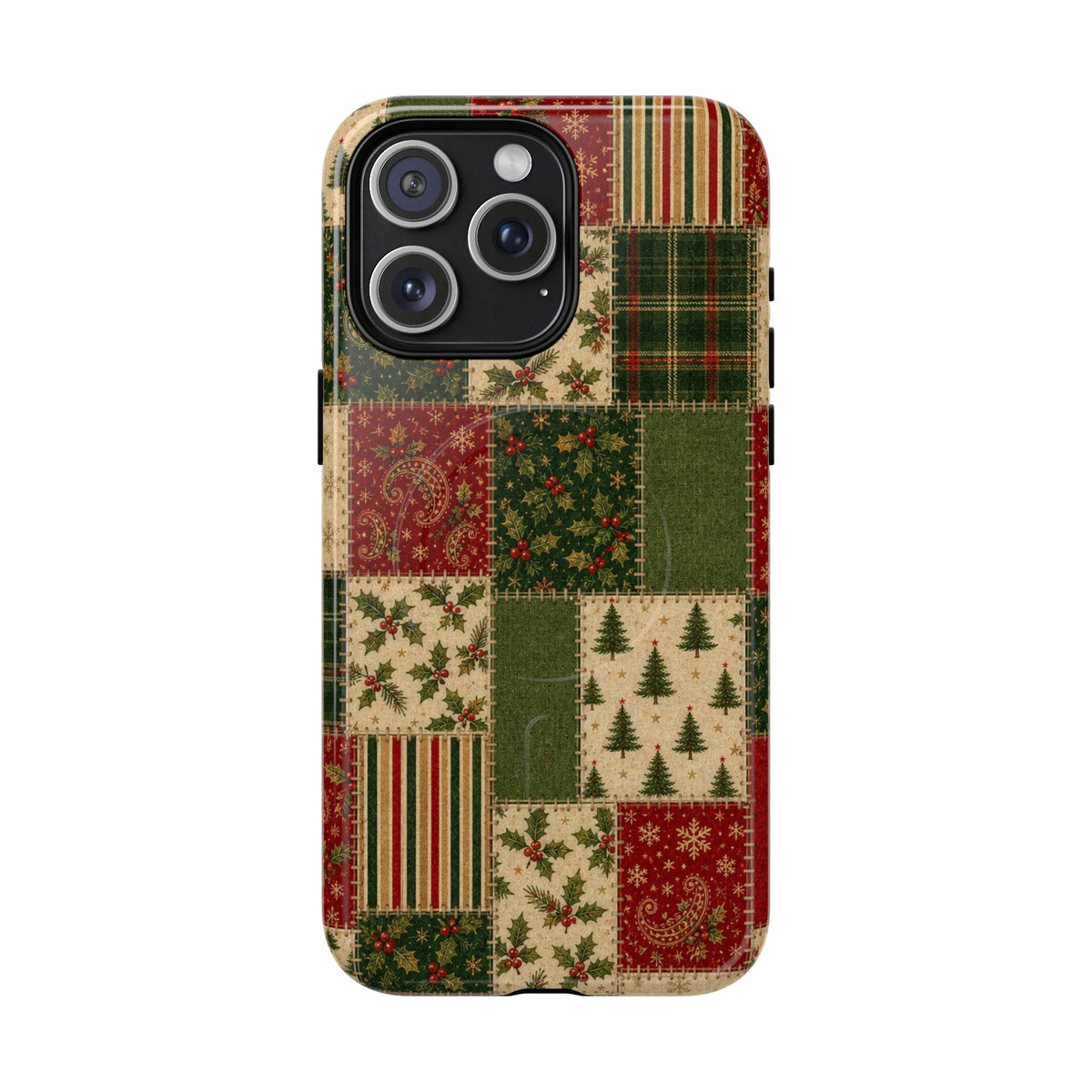 Holiday Patchwork Magnetic Case