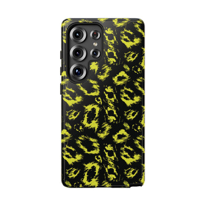 Neon Yellow Leopard Phone Case