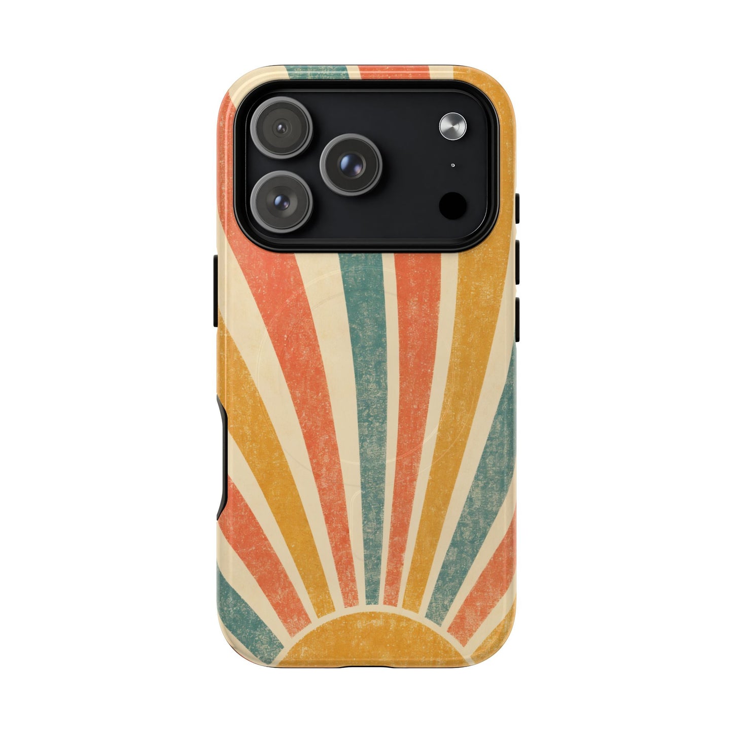 Retro Sun Rays Magnetic Case