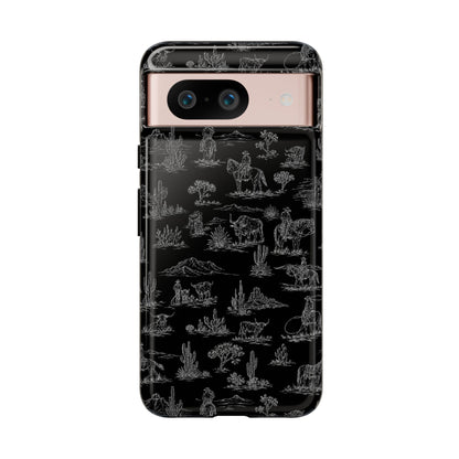 Midnight Toile Tough Case