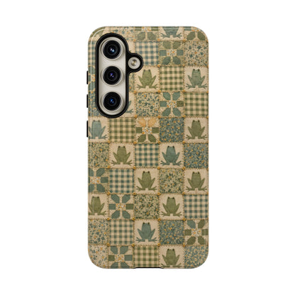Frog Quilt Tough Case