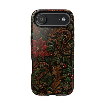 Carved Christmas Paisley Tough Case