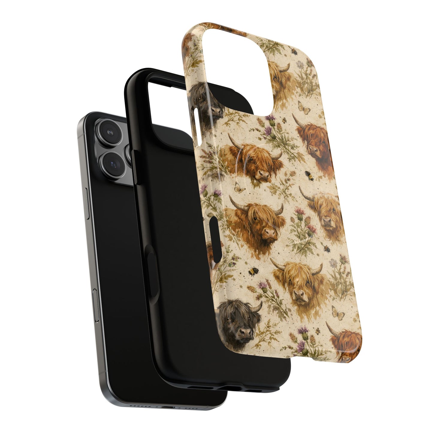 Cottage Core Highland Cows Magnetic Case
