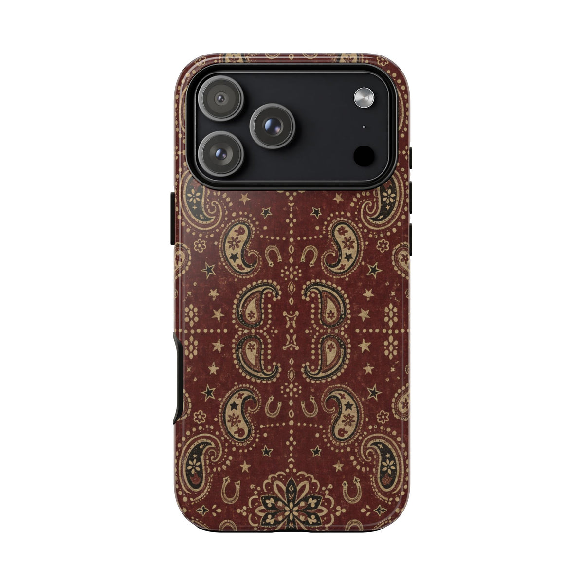 Burgundy Bandana Tough Case