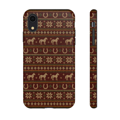 Fair Isle Horses Tough Case