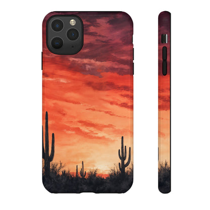 Desert Sunset Swaths Tough Case