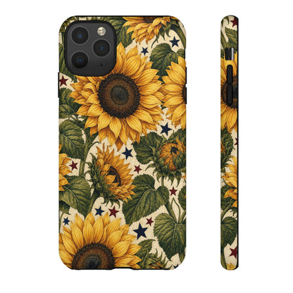 Stars And Sunflowers Tough Case
