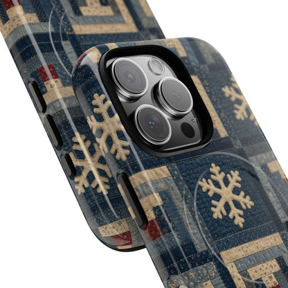Snowflake Quilt Magnetic Case