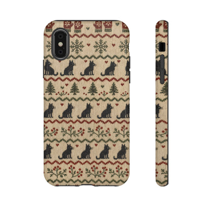 Black Cat Sweater Tough Case