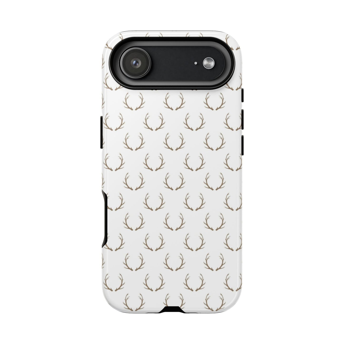White Antlers Tough Phone Case