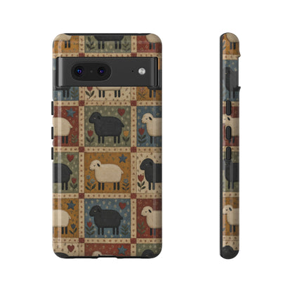 Sheep Quilt Tough Case