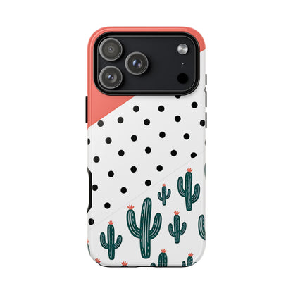 Polka Dot Cactus Tough Case