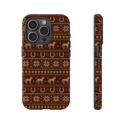 Fair Isle Horses Tough Case