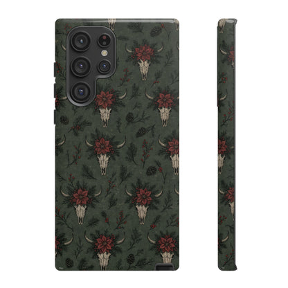 Inked Christmas Skull Tough Case