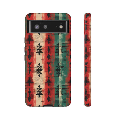 Christmas Grunge Aztec Tough Case