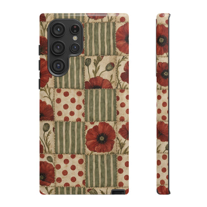 Poppy Patchwork Tough Case