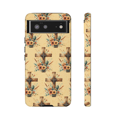 Floral Crosses Tough Case