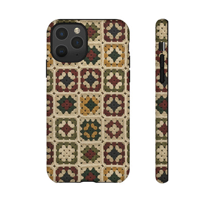 Christmas Granny Square Tough Case