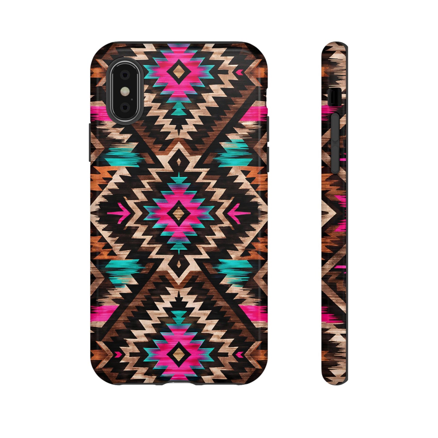 Neon Aztec Rug Tough Case