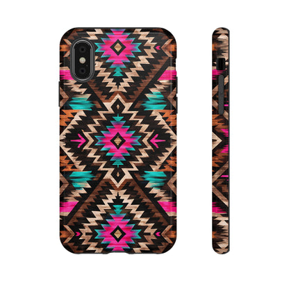 Neon Aztec Rug Tough Case