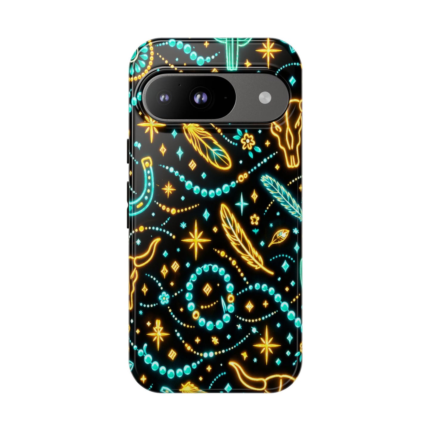 Neon Turquoise Tough Case