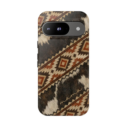 Cowhide Aztec Mama Tough Case