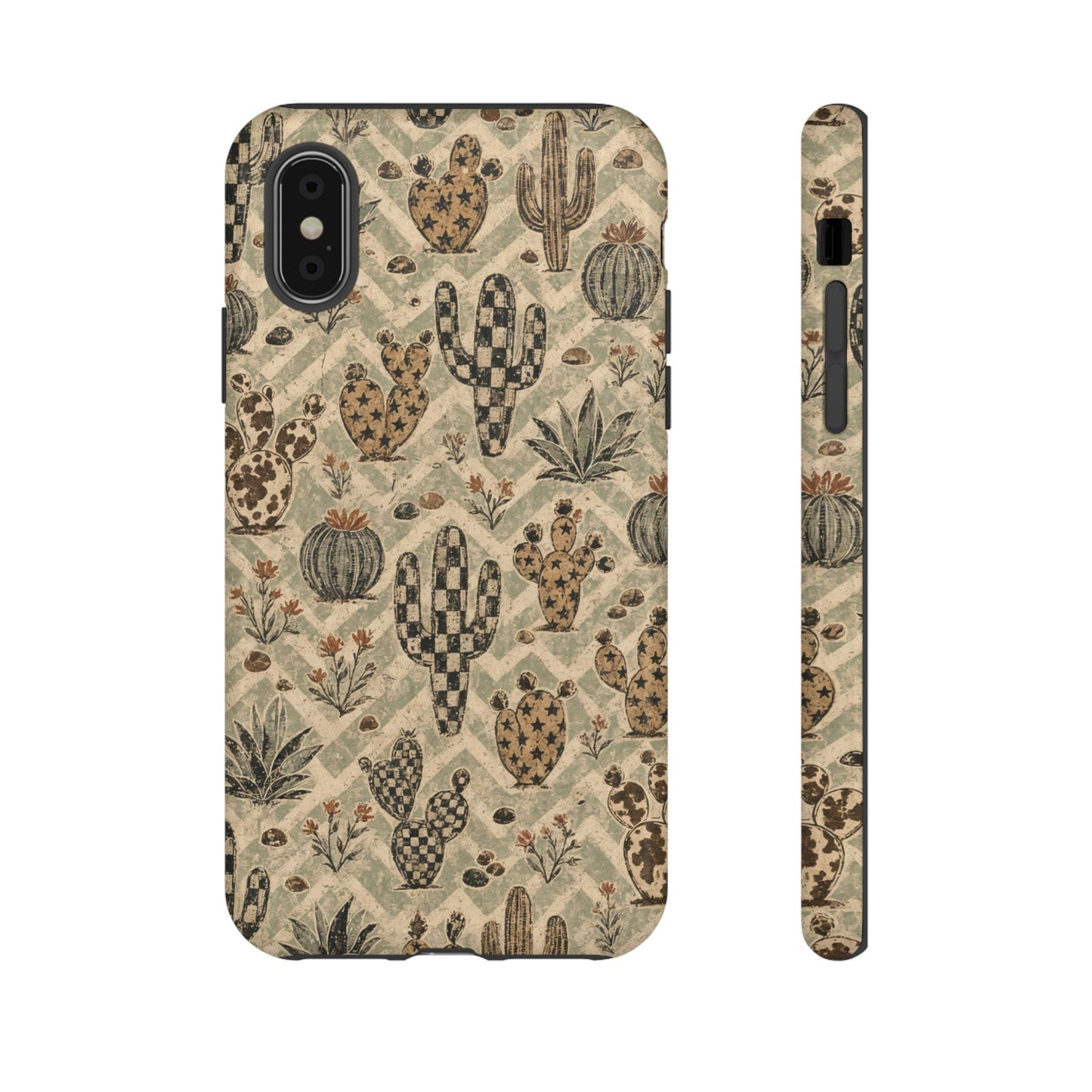 Checkered Cactus Tough Case