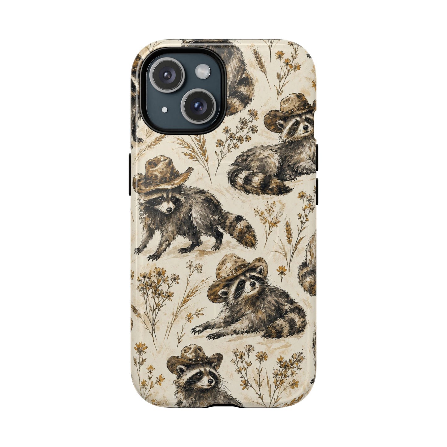 Vintage Raccoon Magnetic Case