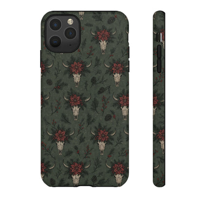 Inked Christmas Skull Tough Case