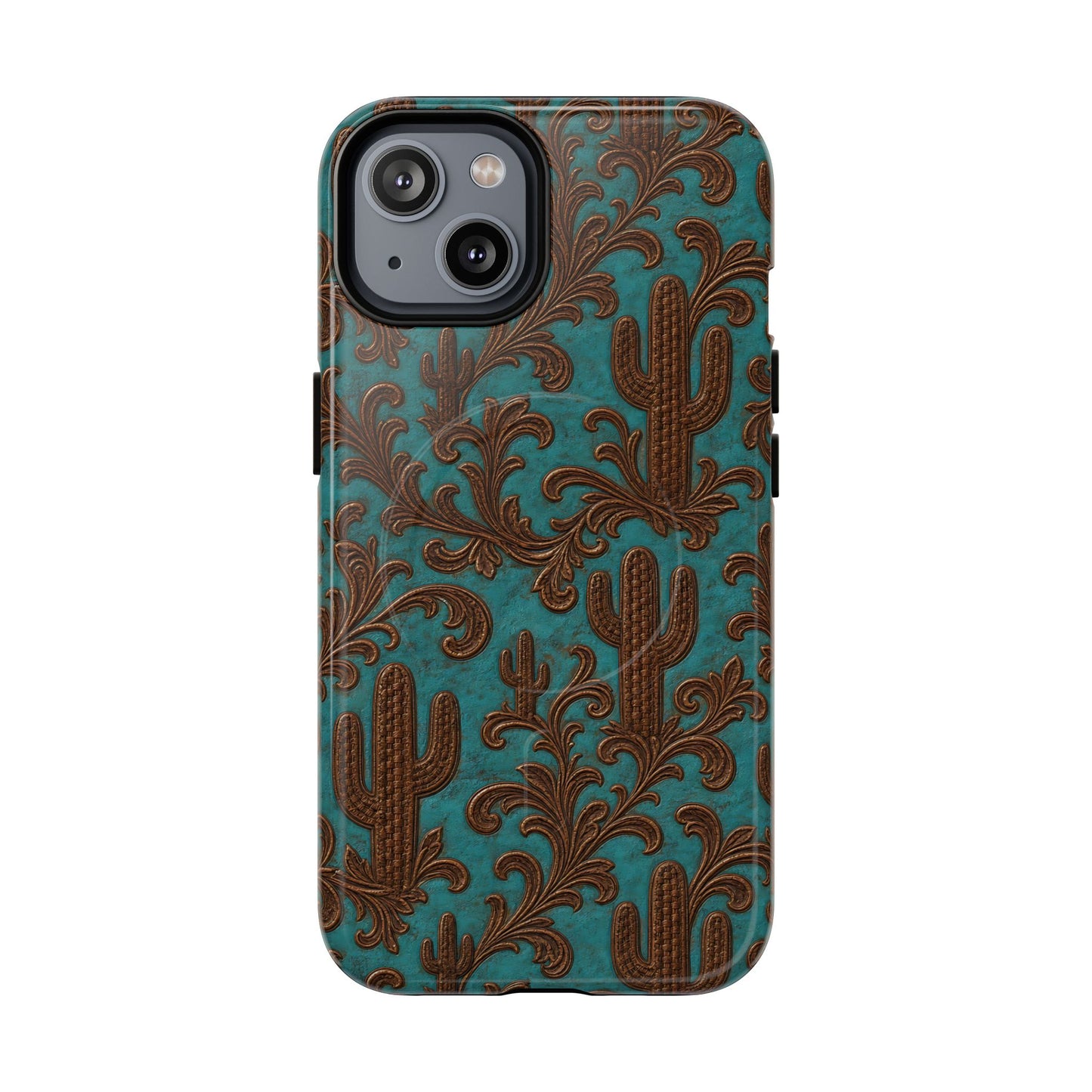 Cactus + Scrolls Magnetic Case