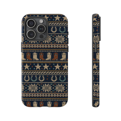 Fair Isle Boots Tough Case