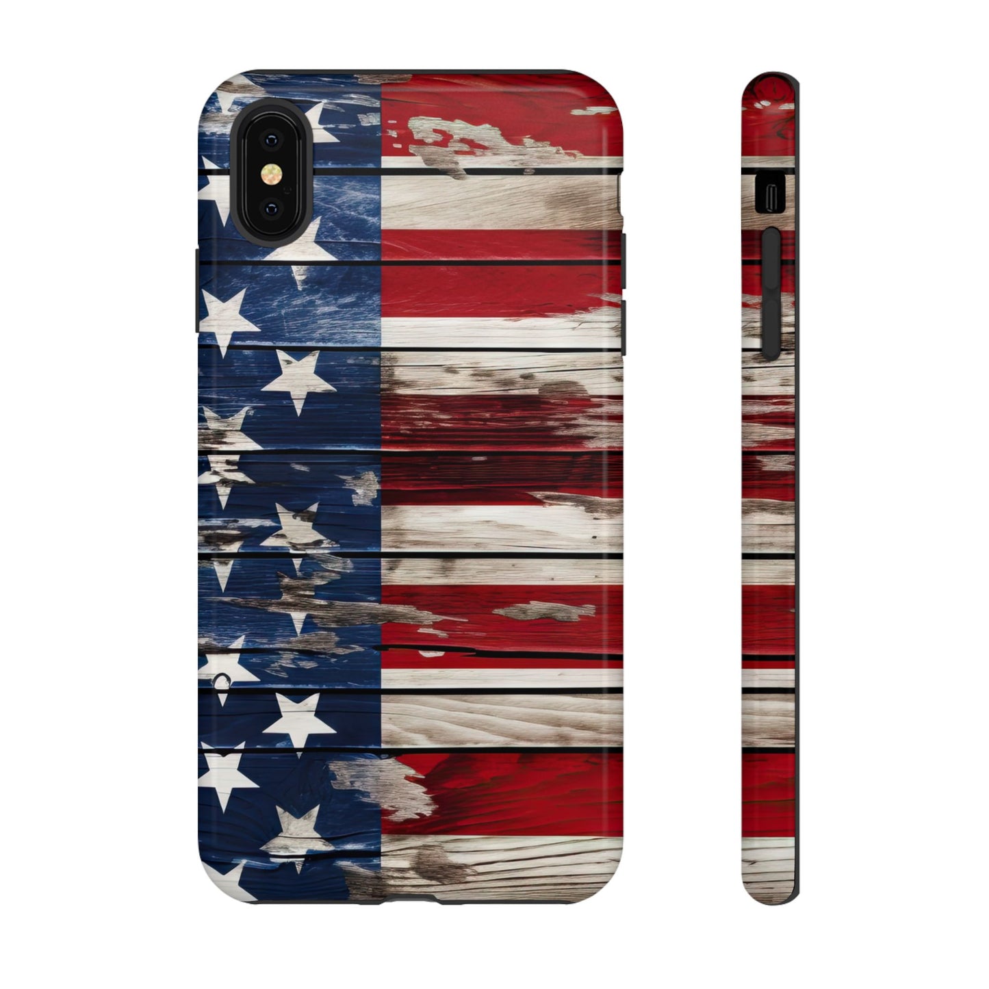 Wood Stars Stripes Tough Case