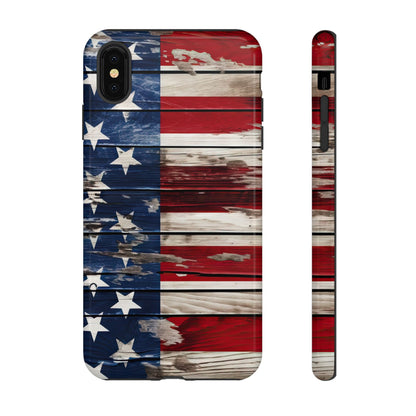 Wood Stars Stripes Tough Case